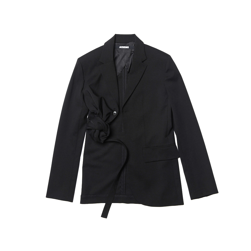 Μαύρο σακάκι La veste Baccala, Jacquemus